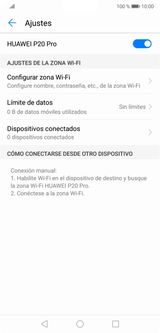 Pulsa la tecla de inicio para terminar y regresar a la pantalla de inicio.