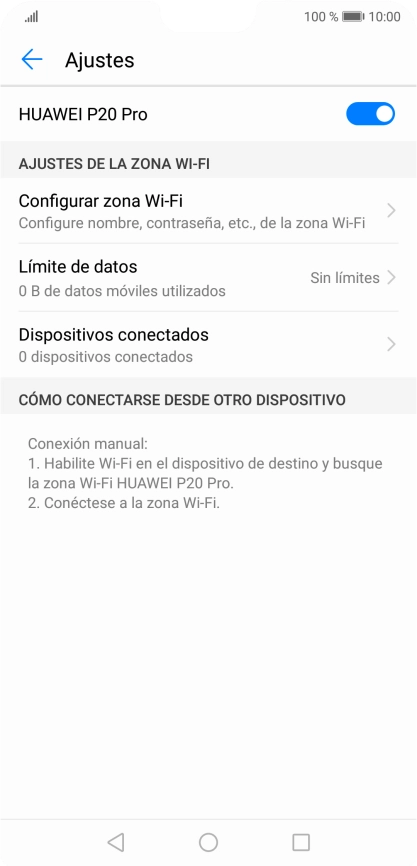 Pulsa la tecla de inicio para terminar y regresar a la pantalla de inicio.