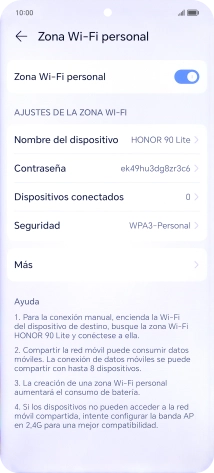 Desliza el dedo hacia arriba desde la parte inferior de la pantalla para terminar y volver a la pantalla de inicio.