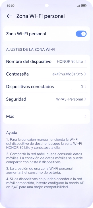 Desliza el dedo hacia arriba desde la parte inferior de la pantalla para terminar y volver a la pantalla de inicio.