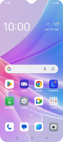 Pulsa el icono de teléfono. Pulsa el icono de teléfono.