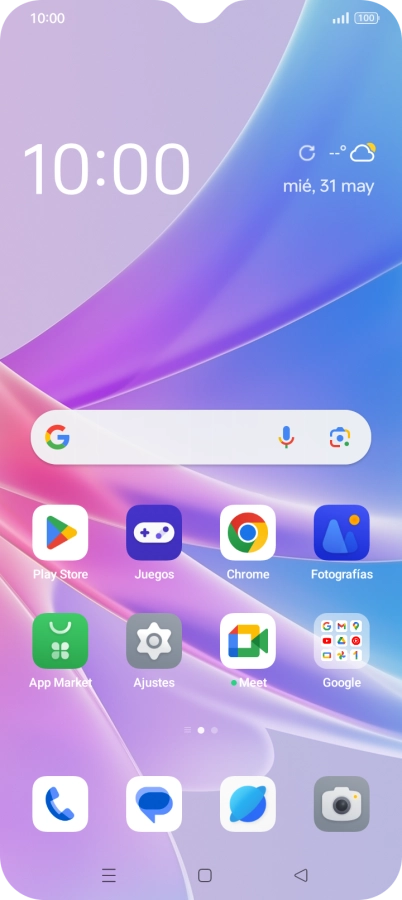 Pulsa el icono de teléfono. Pulsa el icono de teléfono.