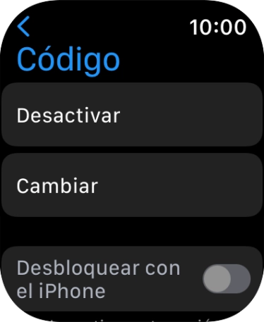 Pulsar Desactivar e introducir el código de seguridad actual. Pulsar Desactivar e introducir el código de seguridad actual.