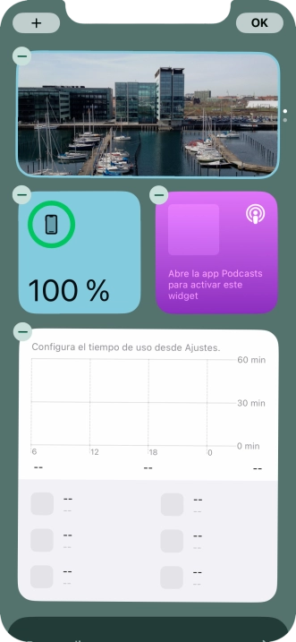 Pulsa el icono de añadir. Pulsa el icono de añadir.