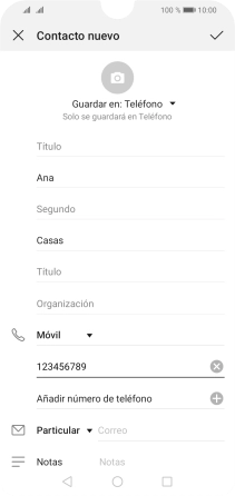 Pulsa el icono de aceptar. Pulsa el icono de aceptar.