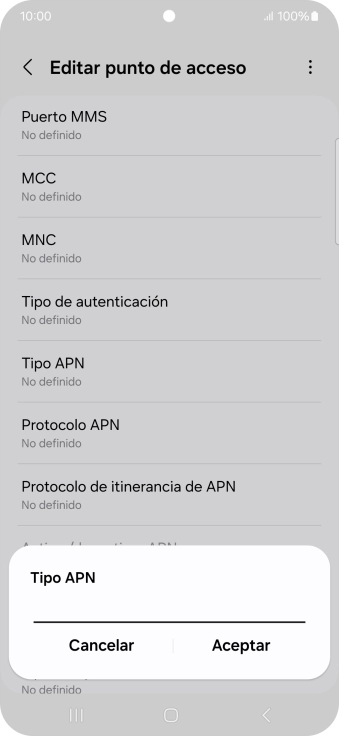 Introduce default y pulsa Aceptar. Introduce default y pulsa Aceptar.