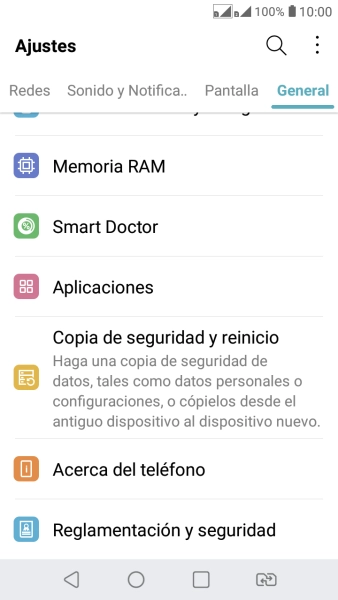 Pulsa Aplicaciones.