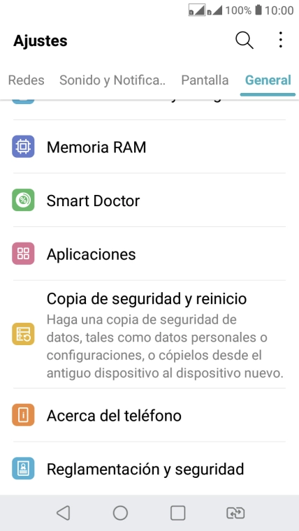 Pulsa Aplicaciones.