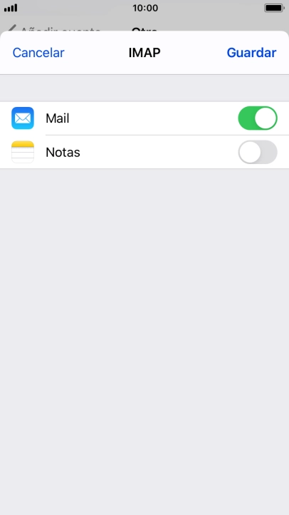Pulsa Guardar. Ahora se ha configurado tu cuenta de correo electrónico. Si deseas seleccionar más ajustes del servidor de correo de entrada o de salida, continúa con los pasos siguientes. Pulsa Guardar. Ahora se ha configurado tu cuenta de correo electrónico. Si deseas seleccionar más ajustes del servidor de correo de entrada o de salida, continúa con los pasos siguientes.
