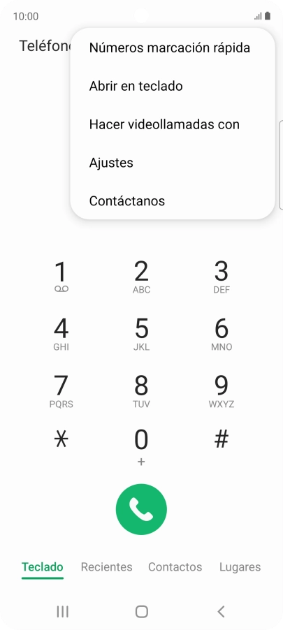 Pulsa Ajustes.