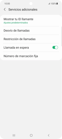 Pulsa Número de marcación fija bajo la tarjeta SIM deseada.