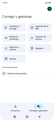Pulsa Importar de la SIM. Pulsa Importar de la SIM.