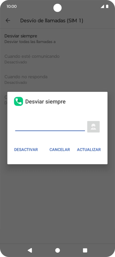 Pulsa DESACTIVAR. Pulsa DESACTIVAR.