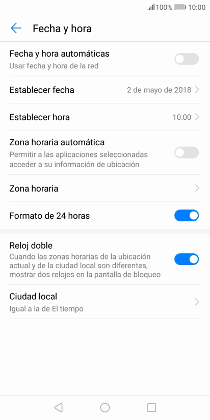 Pulsa el indicador junto a 