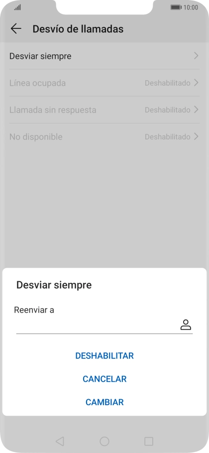 Pulsa DESHABILITAR.