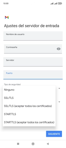 Pulsa Ninguno.