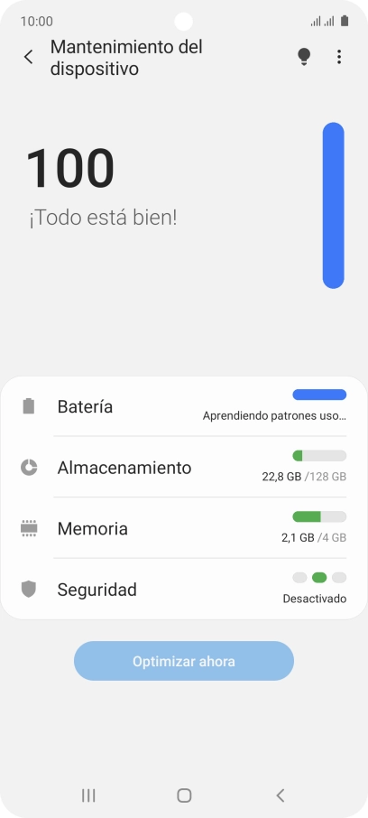 Pulsa Batería.
