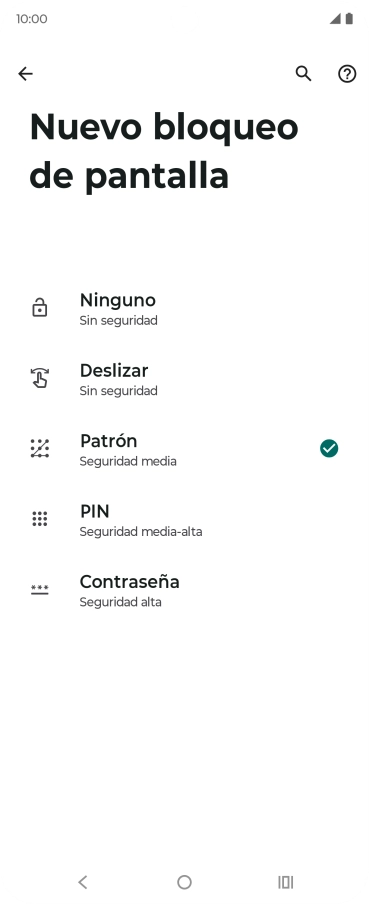 Pulsa Ninguno. Pulsa Ninguno.
