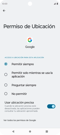 Pulsa el ajuste deseado. Pulsa el ajuste deseado.