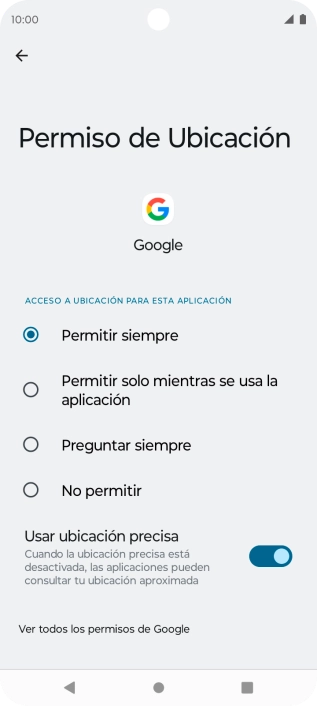 Pulsa el ajuste deseado. Pulsa el ajuste deseado.