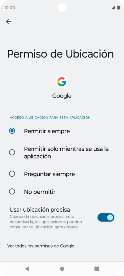 Pulsa el ajuste deseado. Pulsa el ajuste deseado.