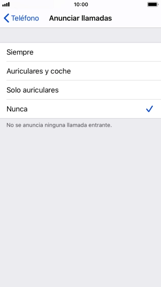 Pulsa Siempre para activar la función cuando el modo silencioso está desactivado. Pulsa Siempre para activar la función cuando el modo silencioso está desactivado.