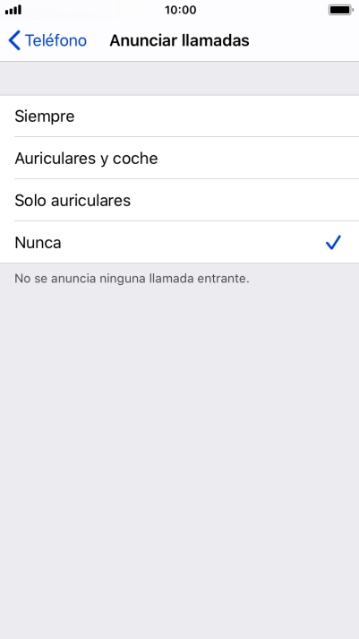 Pulsa Siempre para activar la función cuando el modo silencioso está desactivado. Pulsa Siempre para activar la función cuando el modo silencioso está desactivado.