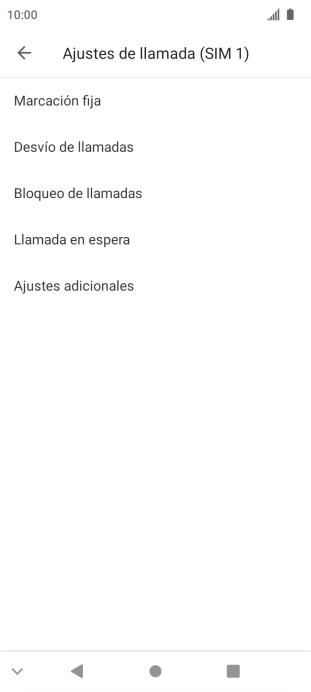 Pulsa Marcación fija.
