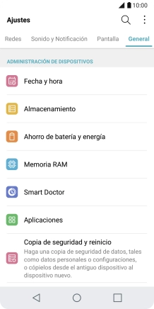 Pulsa Ahorro de batería y energía.
