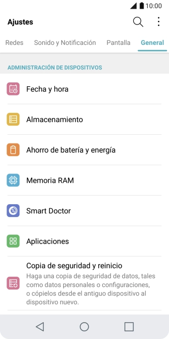 Pulsa Ahorro de batería y energía.