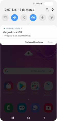 Pulsa Toca para otras opciones USB.. Pulsa Toca para otras opciones USB..