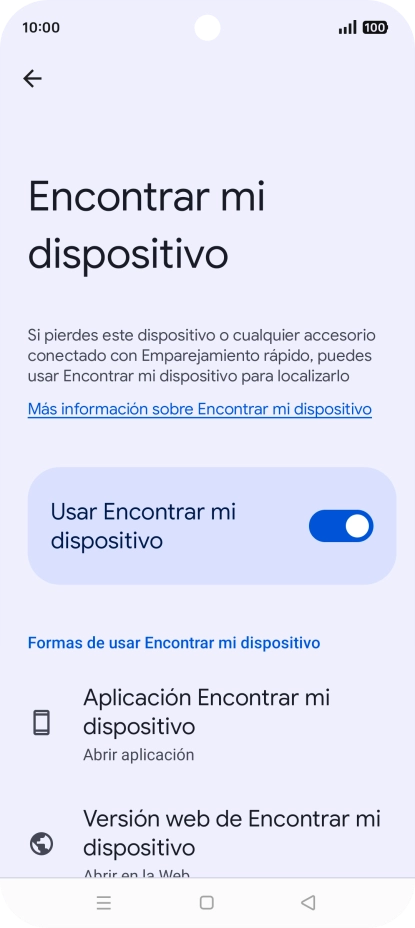 Pulsa la tecla de inicio para terminar y regresar a la pantalla de inicio.