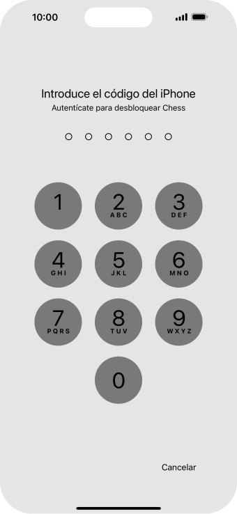 Utiliza el código de seguridad que has creado. La app ya no está bloqueada. Utiliza el código de seguridad que has creado. La app ya no está bloqueada.