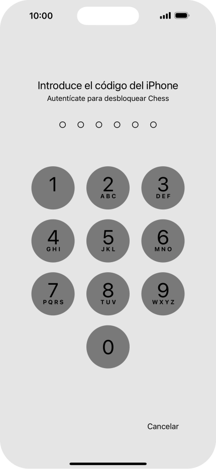 Utiliza el código de seguridad que has creado. La app ya no está bloqueada. Utiliza el código de seguridad que has creado. La app ya no está bloqueada.