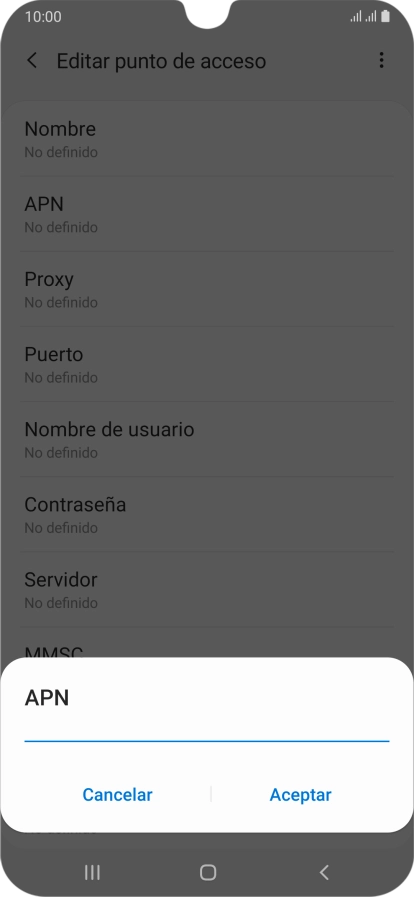 Introduce airtelwap.es y pulsa Aceptar. Introduce airtelwap.es y pulsa Aceptar.