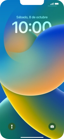 Desliza el dedo hacia arriba desde la parte inferior de la pantalla. Desliza el dedo hacia arriba desde la parte inferior de la pantalla.