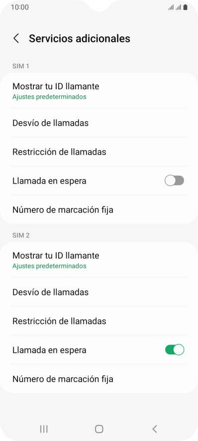 Pulsa el indicador junto a 