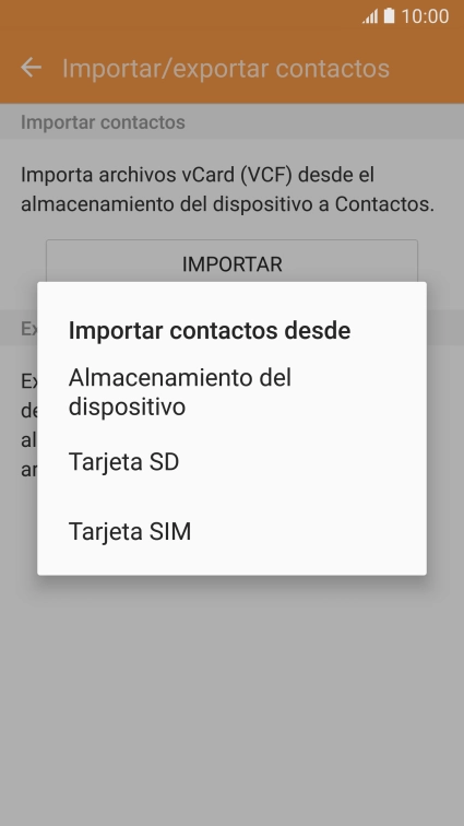 Pulsa Tarjeta SIM.