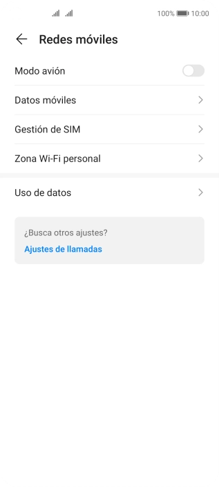 Pulsa Gestión de SIM.