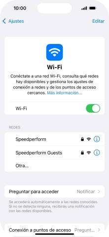 Pulsa la red wifi deseada e introduce la contraseña de esta red. Pulsa la red wifi deseada e introduce la contraseña de esta red.