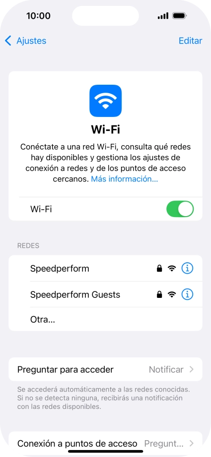 Pulsa la red wifi deseada e introduce la contraseña de esta red. Pulsa la red wifi deseada e introduce la contraseña de esta red.