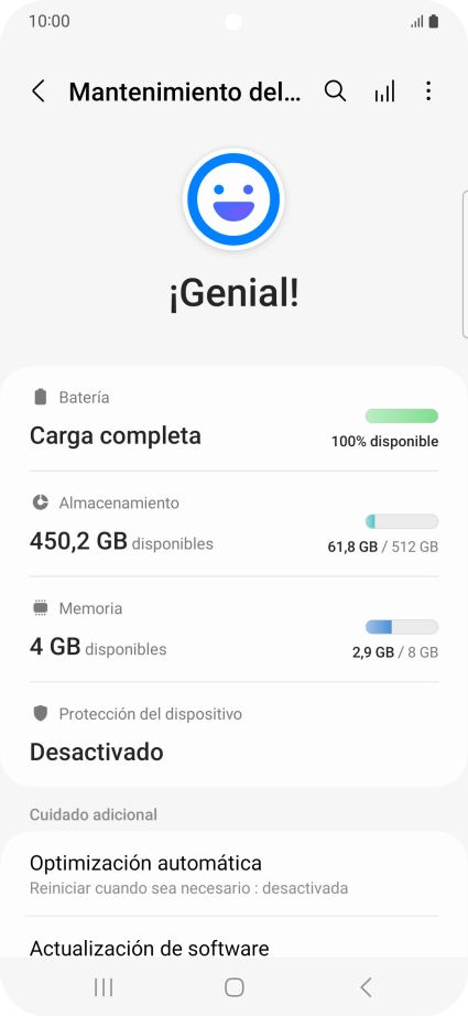 Pulsa Batería.