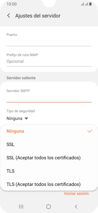 Pulsa Ninguna para desactivar la función. Pulsa Ninguna para desactivar la función.