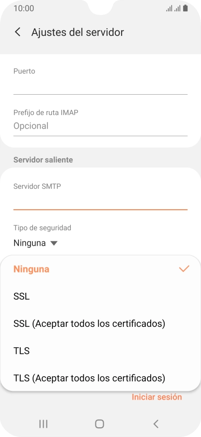 Pulsa Ninguna para desactivar la función. Pulsa Ninguna para desactivar la función.