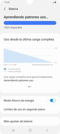 Pulsa la tecla de inicio para terminar y regresar a la pantalla de inicio. Pulsa la tecla de inicio para terminar y regresar a la pantalla de inicio.