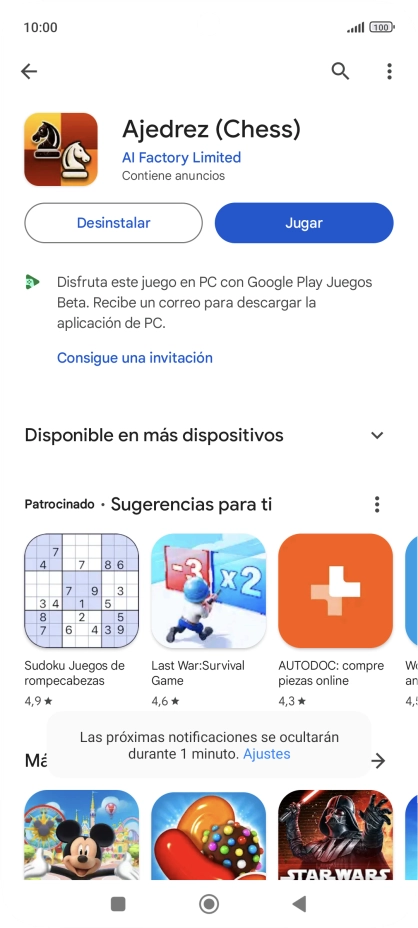 Pulsa la tecla de inicio para terminar y regresar a la pantalla de inicio. Pulsa la tecla de inicio para terminar y regresar a la pantalla de inicio.