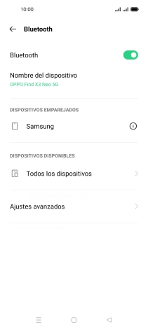 Pulsa la tecla de inicio para terminar y regresar a la pantalla de inicio.