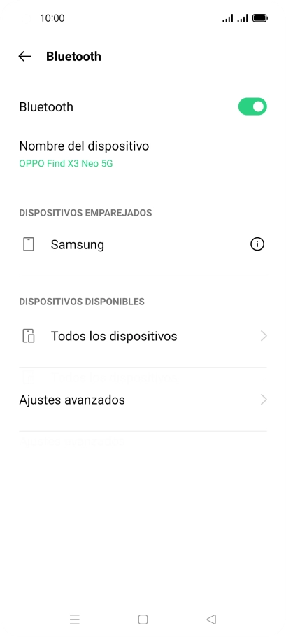 Pulsa la tecla de inicio para terminar y regresar a la pantalla de inicio.