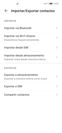 Pulsa Importar desde SIM. Pulsa Importar desde SIM.