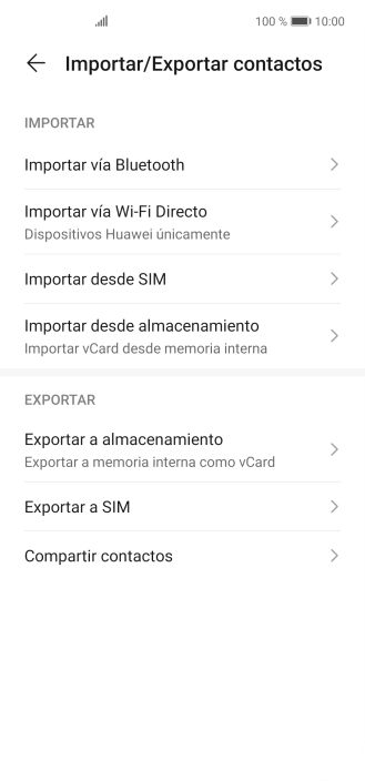 Pulsa Importar desde SIM. Pulsa Importar desde SIM.